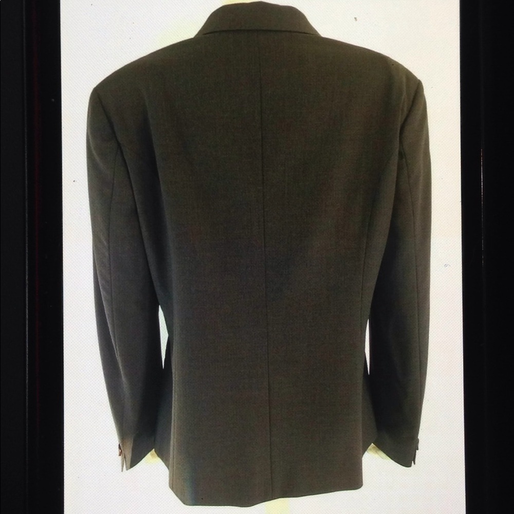 Kuhlman Wool Button Front Lined Career Blazer - image 2